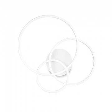Ceiling Frame Cerchio 341309 2700K 4550lm 61x10x5,6cm White Ideal Lux