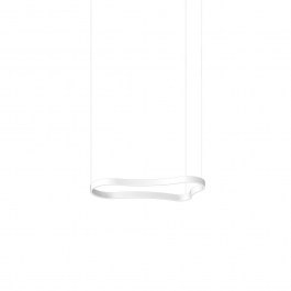 Φωτιστικό Οροφής Κρεμαστό Waves-1 345239 3000K 5000lm 94,2x45,1x209,3cm White Ideal Lux WHITE