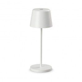 Rechargeable Table Lamp Cute 346892 2200-2700K 190lm 7,5x20,8cm White Ideal Lux WHITE