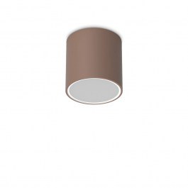 Ceiling Light Techo Round 342696 GU10 20W 15x15,3cm Coffee Ideal Lux COFFEE