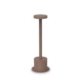 Floor Lamp Rechargeable Toffee 347752 8W 3000K 800lm 8x25cm Coffee Ideal Lux COFFEE