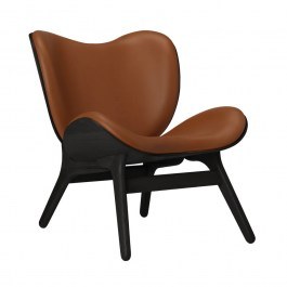 Πολυθρόνα A Conversation Piece Hope Leather 5102C5501-10 70x83x83cm Black Oak Cognac COGNAC
