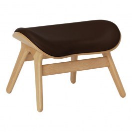 ACP Ottoman Stool Umage Leather 5573C5573-11 63x50x43cm Oak Brown BROWN