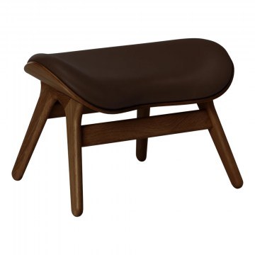 ACP Ottoman Stool Umage Leather 5873C5573-11 63x50x43cm Dark Oak Brown