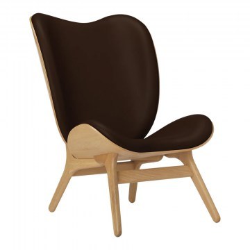 A Conversation Piece Tall Hope Leather Armchair 5577C5577-11 73x93x106cm Oak Brown