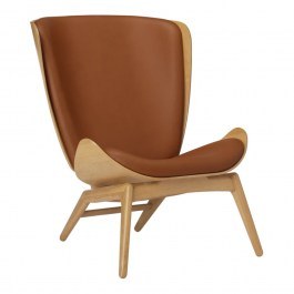Πολυθρόνα The Reader Hope Leather 5502C5502-10 78x91x105cm Oak Cognac COGNAC