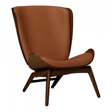 Armchair The Reader Hope Leather 5701C5502-10 78x91x105cm Dark Oak Cognac
