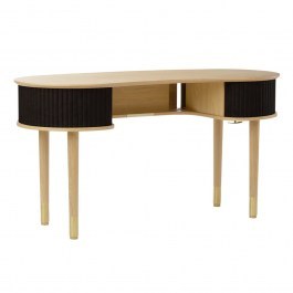 Γραφείο Audacious 5608C5601-7 141x60x75cm Oak Charcoal CHARCOAL