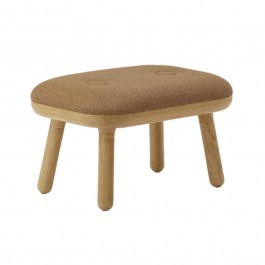 Σκαμπό Χαμηλό Paff 5610C5610-1C732-01 50x35x30.5cm Oak Sugar Brown Umage CAPPUCCINO