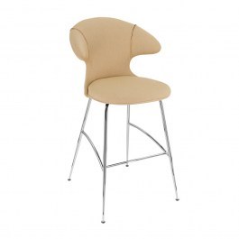 Bar Stool Time Flies 590-11C5912-2 51x56x112cm Summer Shine-Chrome Umage YELLOW-CHROME