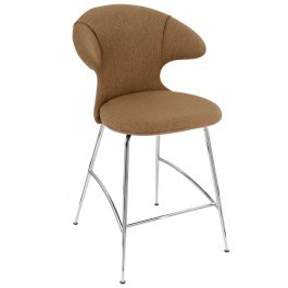 Σκαμπό Time Flies 590-01C5913-2 51x56x102cm Sugar Brown-Chrome Umage SUGAR-CHROME