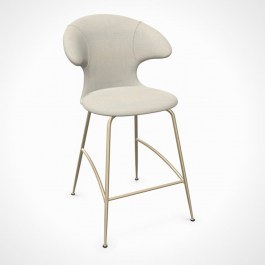 Σκαμπό Time Flies 590-02C5913-1 51x56x102cm White Sands-Brass Umage WHITE-BRASS