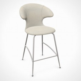 Σκαμπό Time Flies 590-02C5913-2 51x56x102cm White Sands-Chrome Umage WHITE-CHROME