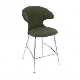 Time Flies Stool 590-05C5913-2 51x56x102cm Racing Green-Chrome Umage GREEN-CHROME