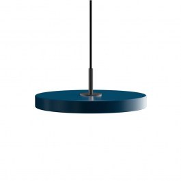 Ceiling Light Asteria Mini Black 2209C4175 Φ31x3.3cm Led 900lm 14W 3000k Petrol Blue Umage PETROL-BLUE