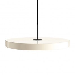 Ceiling Light Asteria Plus Medium Black 2560C4173 Φ43x14cm Led 1600lm 28W 2400-3000k Pearl White Umage PEARL-WHITE
