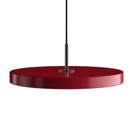 Ceiling Light Asteria Plus Medium Black 2563C4173 Φ43x14cm Led 1600lm 28W 2400-3000k Ruby Red Umage RUBY
