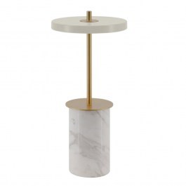 Φωτιστικό Επιτραπέζιο Επαναφορτιζόμενο Asteria Move Mini 2570 Φ12x25.5cm Led White-Marble Umage WHITE-MARBLE