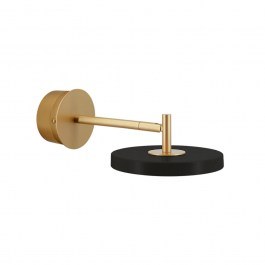 Φωτιστικό Τοίχου Asteria short 2275 Φ15x25x9cm Led 500lm 12W 2700K Black Umage BLACK