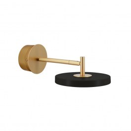 Φωτιστικό Τοίχου Asteria short w.hardwire 2275C4264 Φ15x25x9cm Led 500lm 12W 2700K Black Umage BLACK