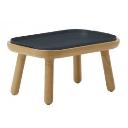 Τραπεζάκι Χαμηλό Paff 5610C5610-1C5616 50x35x27cm Oak Anthracite Grey Umage ANTHRACITE