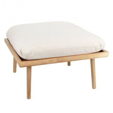Σκαμπό Lounge Around Shuffle 5552C720-02 71.4x71.4x40.3cm Oak-White Sands Umage