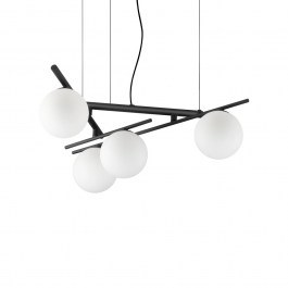 Pendant Light Atlas G9x4 3000K 510lm 62x22x225,5cm Black Ideal Lux BLACK