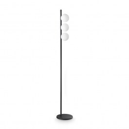 Φωτιστικό Δαπέδου Binomio 369327 G9 3x4W 25x160cm Black Ideal Lux BLACK
