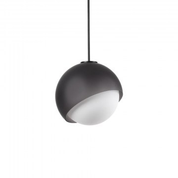 Pendant Light Bloom 366692 E27 D30x300cm Black Ideal Lux