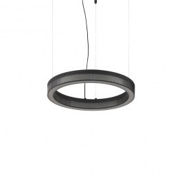 Pendant Light Crown 339139 3000K 2050lm D40x205cm Black Ideal Lux BLACK