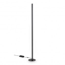 Floor Lamp Dorica 366128 3000K 7100lm 25x190cm Black Ideal Lux BLACK