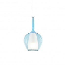 Pendant Light Kalique-1 359960 E27 D18x236,5cm Light Blue Ideal Lux LIGHT BLUE