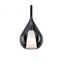 Φωτιστικό Οροφής Κρεμαστό Kalique-3 359724 E27 28x262,5cm Fume Ideal Lux FUME