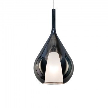 Pendant Light Kalique-3 359724 E27 28x262,5cm Fume Ideal Lux