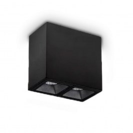 Ceiling Light Spot Lika 369877 06W 3000K 330lm 6,5x3,5x8,1cm Black Ideal Lux BLACK