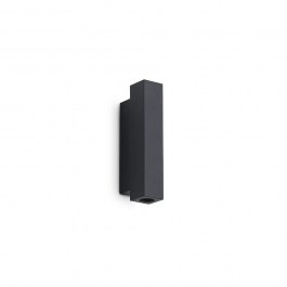 Φωτιστικό Τοίχου Look Square 353357 3000K 900lm 3x15cm Black Ideal Lux BLACK