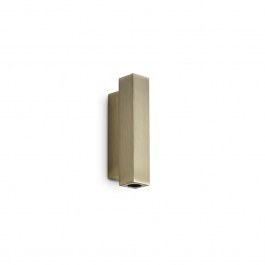 Φωτιστικό Τοίχου Look Square 370712 3000K 900lm 3x15cm Brass Ideal Lux BRASS