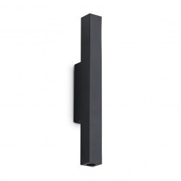 Φωτιστικό Τοίχου Look Square 370774 3000K 900lm 3x30cm Black Ideal Lux BLACK