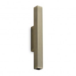 Φωτιστικό Τοίχου Look Square 353364 3000K 900lm 3x30cm Brass Ideal Lux BRASS
