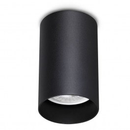 Ceiling Light - Spot Look Round 353821 GU10 6x10cm Black Ideal Lux BLACK