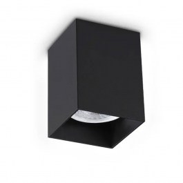 Ceiling Light - Spot Look Square 353845 GU10 6x10cm Black Ideal Lux BLACK