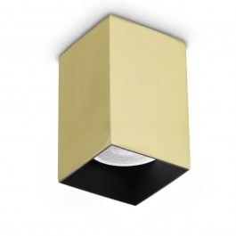 Ceiling Light - Spot Look Square 371481 GU10 6x10cm Brass Ideal Lux BRASS