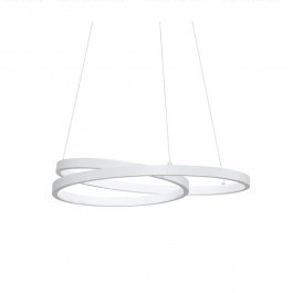 Φωτιστικό Οροφής Κρεμαστό Oz 352435 3000K 4350lm 40x200cm White Ideal Lux WHITE