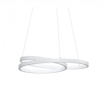 Φωτιστικό Οροφής Κρεμαστό Oz 352435 3000K 4350lm 40x200cm White Ideal Lux