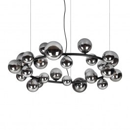 Pendant Light Percale 363387 G9 25x15W 103,5x219cm Fume Ideal Lux FUME