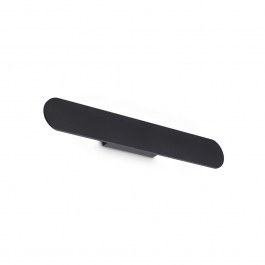 Φωτιστικό Τοίχου Zig Zag Round 369495 3000K 2350lm 54x5x9cm Black Ideal Lux BLACK