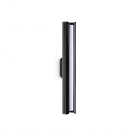 Φωτιστικό Τοίχου Dorica 366265 3000K 850lm 30x7x4,5cm Black Ideal Lux BLACK