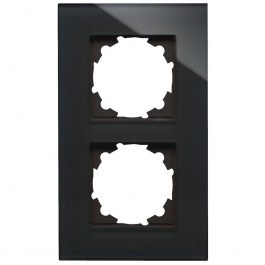 Πλαίσιο Διακόπτη 2 Θέσεων HK07 405405004 Black Kopp BLACK