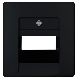 Network/Telephone Socket Frame 1-2 Seats HK05 326150007 Black Kopp BLACK