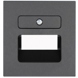 Network/Telephone Socket Frame 1-2 Seats HK07 371715002 Anthracite Kopp ANTHRACITE